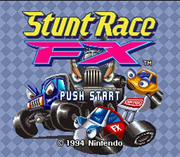 Stunt Race FX (Europe) screen shot title